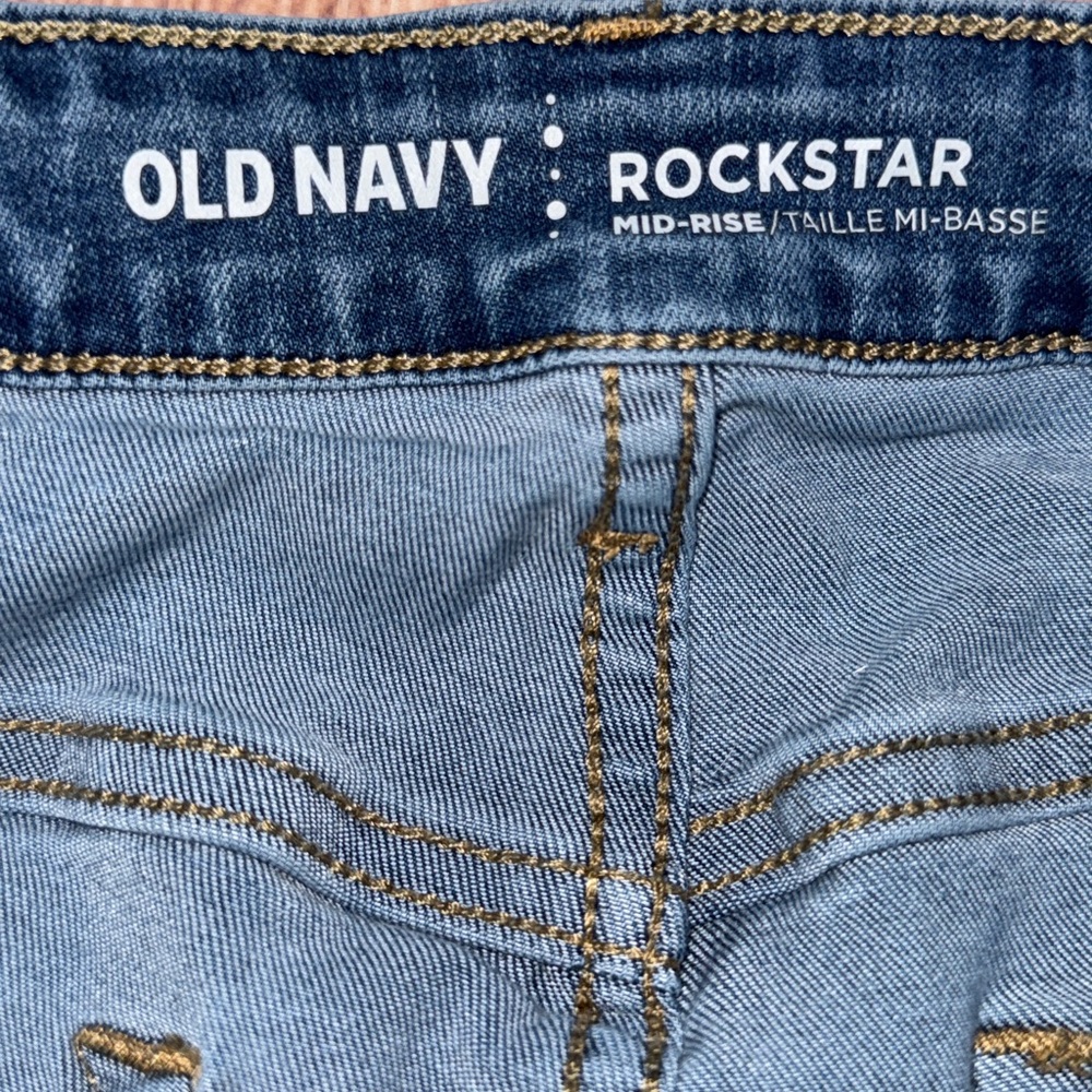 Old Navy Women's Skinny Jeans - Blue - Picture 2 of 5